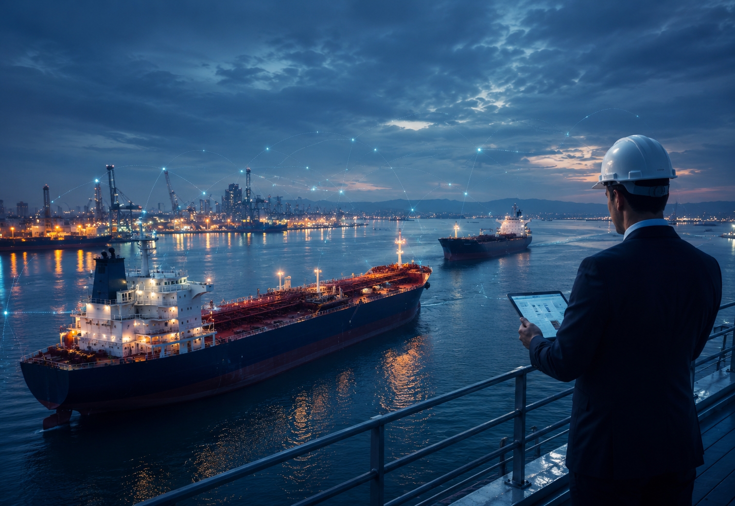 Shipping agency port operations