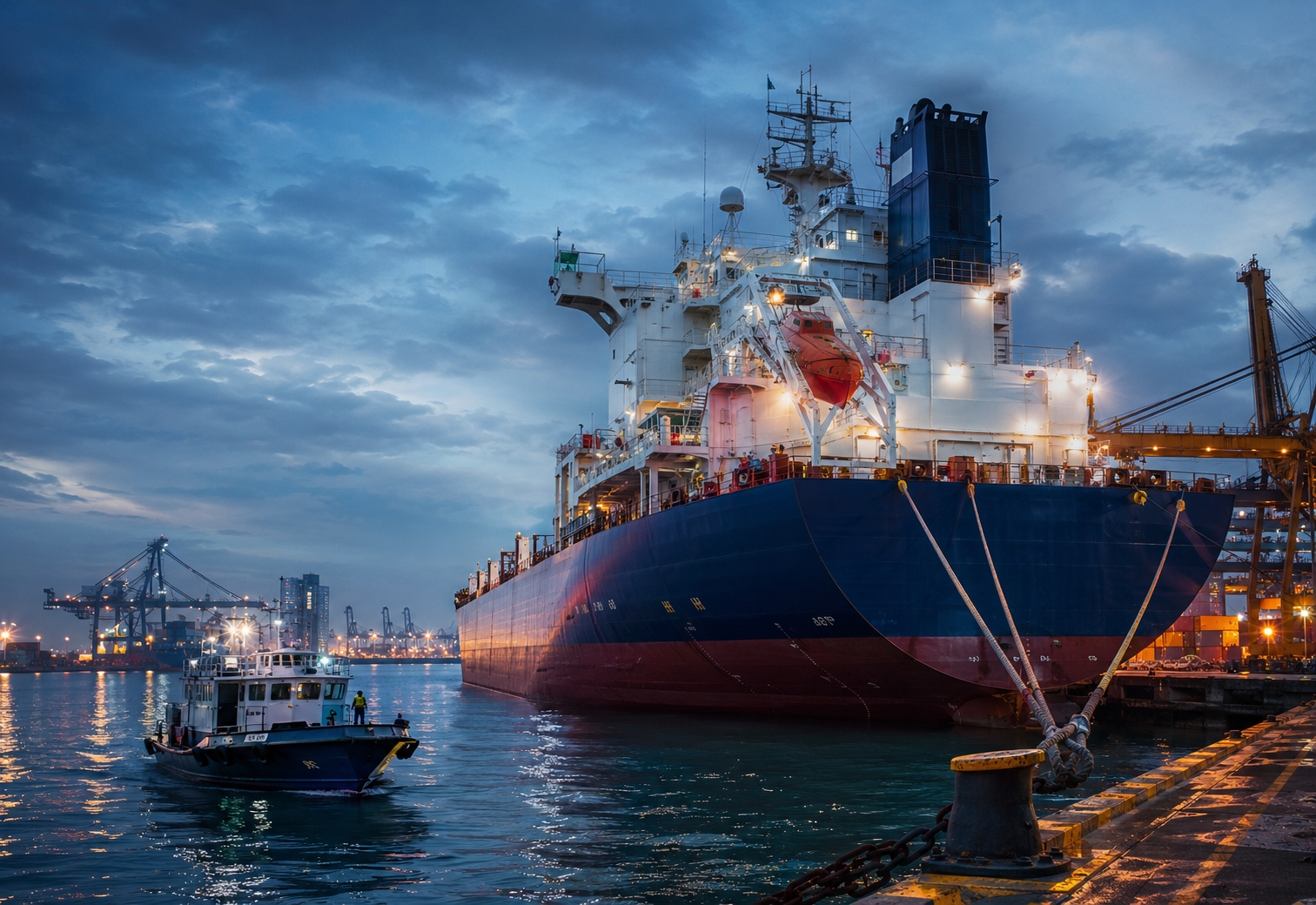 Ship broker tug boat