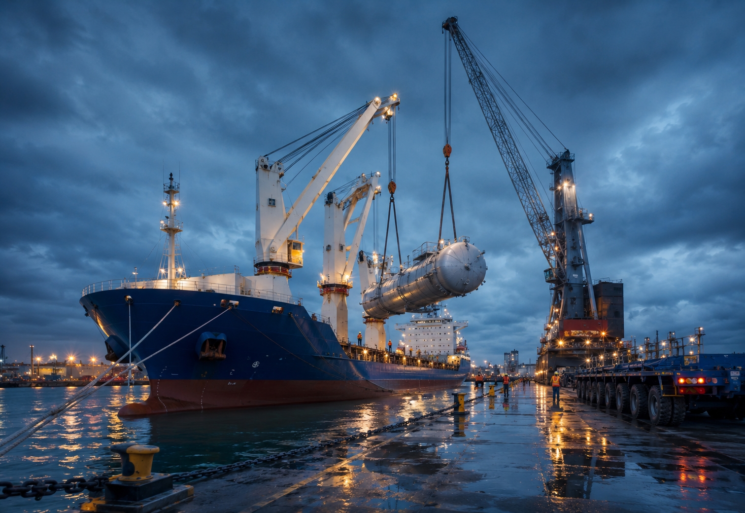 Project logistics heavy lift cargo