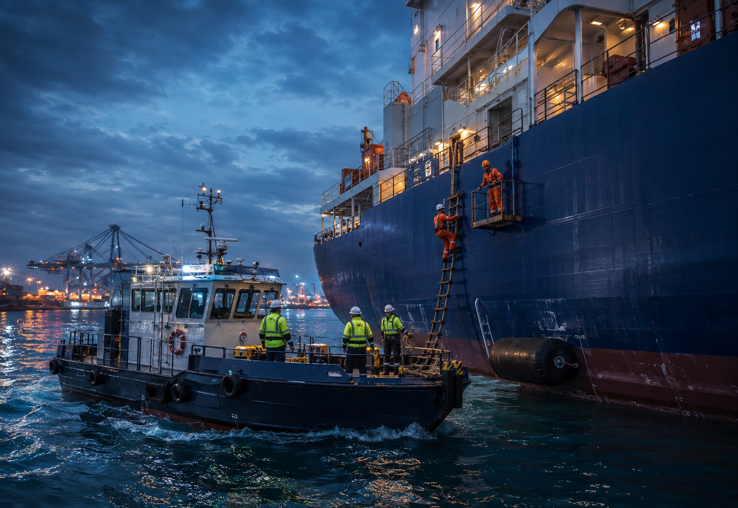 Marine services support vessel